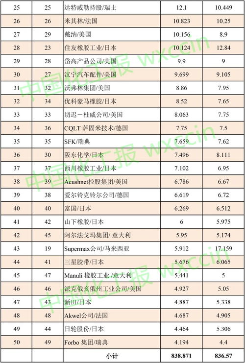 我國兩家企業(yè)躋身全球非輪胎橡膠制品50強，信用評級服務(wù)彰顯企業(yè)實力
